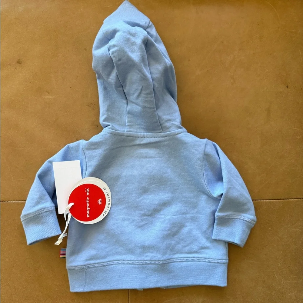 💚$25 FLASH SALE💚Magnetic Me Organic Cotton Hoodie 0-3M NWT - Picture 2 of 4